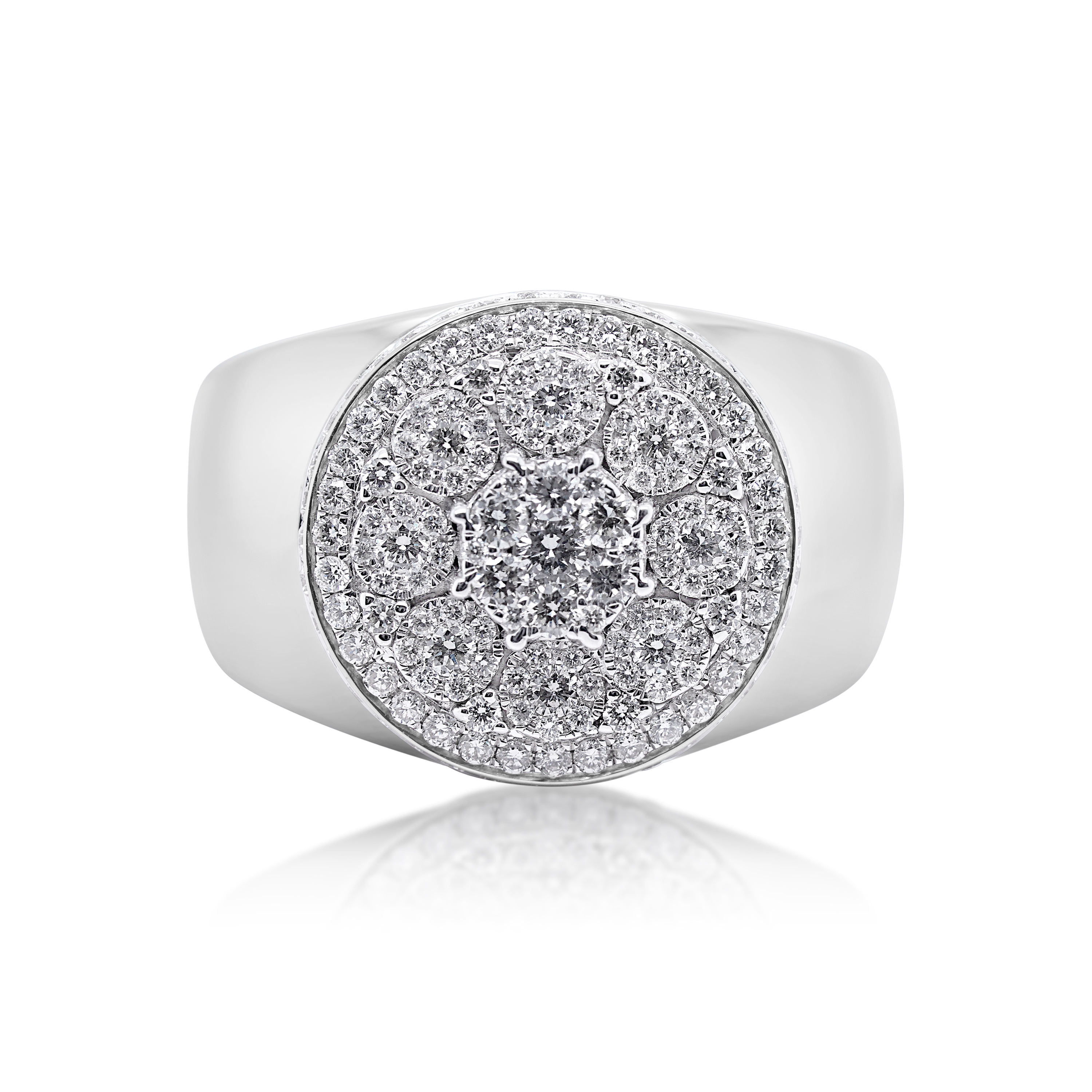 Diamond Ring 1.40 ct. 14K White Gold